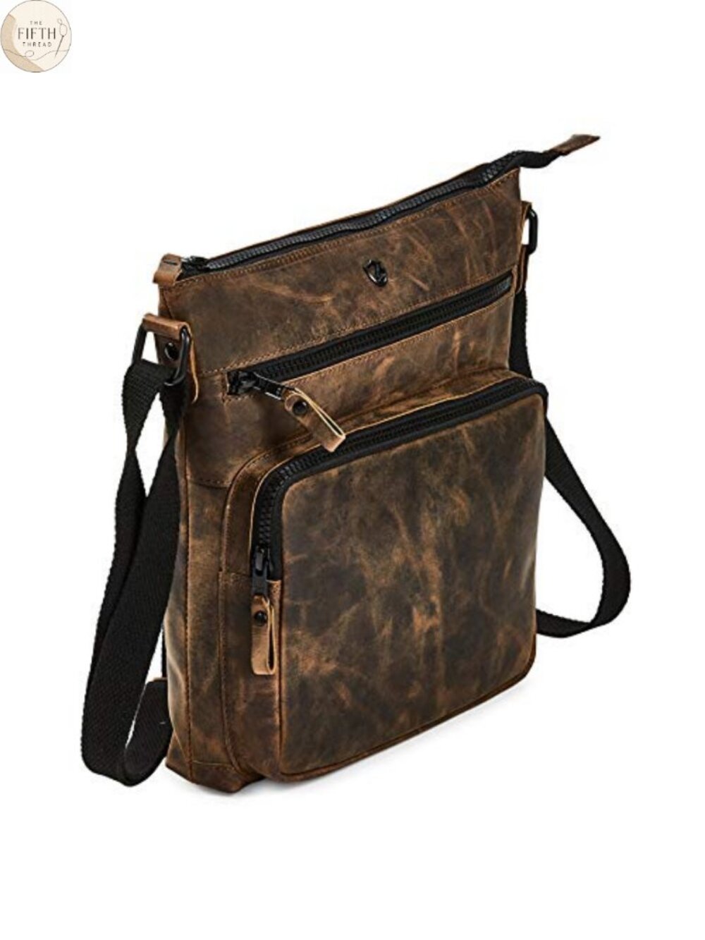 Genuine Leather Crossbody Bag Handmade Vintage Shoulder Purse Adjustable Strap